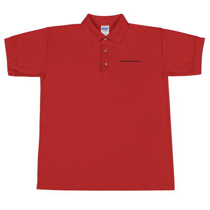 Embroidered Polo Shirt landscapes clothing