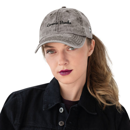 Vintage Cotton Twill Cap lorenzobanks