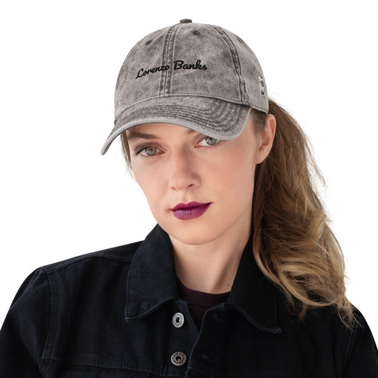 Vintage Cotton Twill Cap lorenzobanks