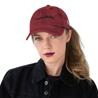 Vintage Cotton Twill Cap lorenzobanks