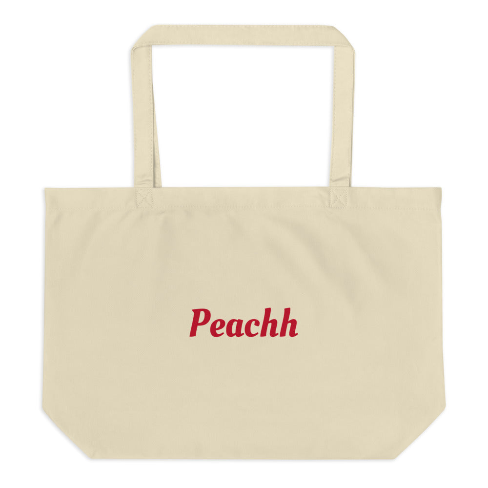 Large organic tote bag