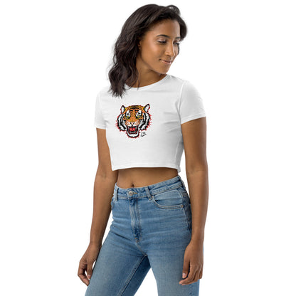 Organic Crop Top tigress