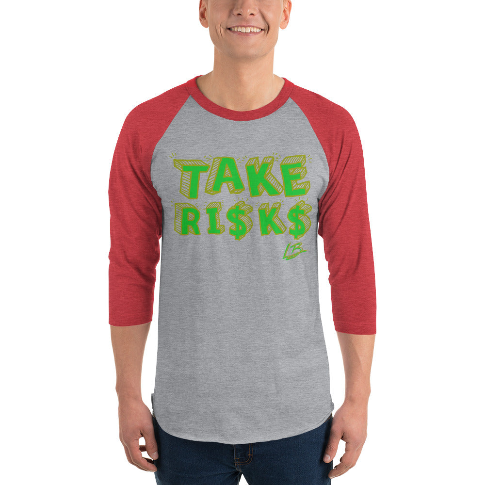 3/4 sleeve raglan shirt