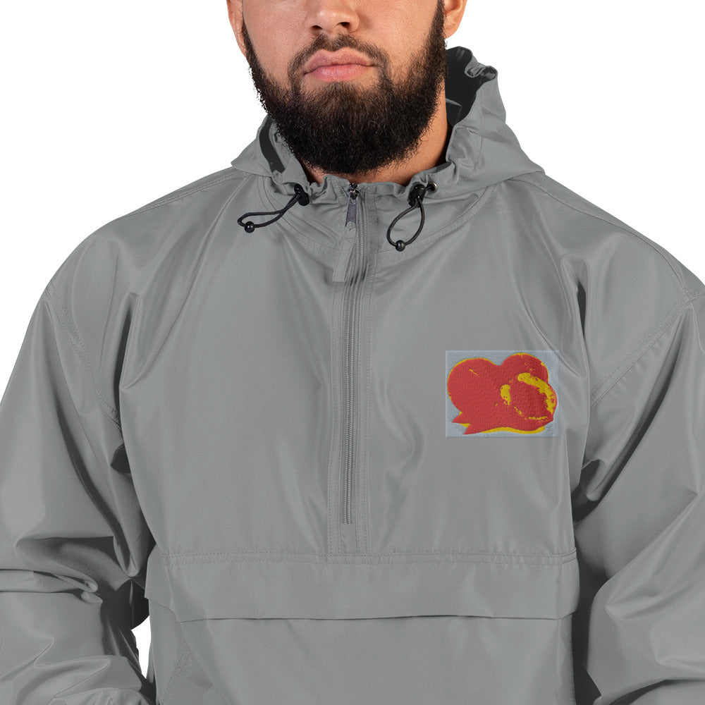 Lorenzobanks x PEACHH Embroidered Champion Packable Jacketon sale every Xmas