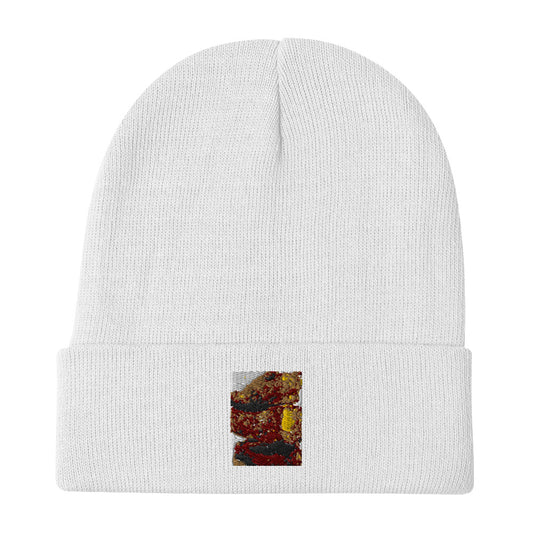 Embroidered Beanie wings food