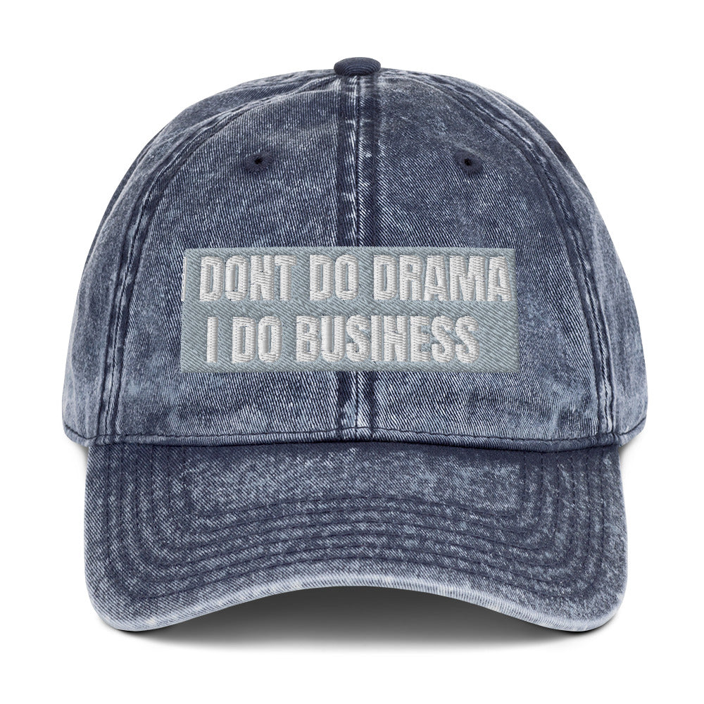 Vintage Cotton Twill Cap