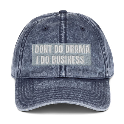 Vintage Cotton Twill Cap