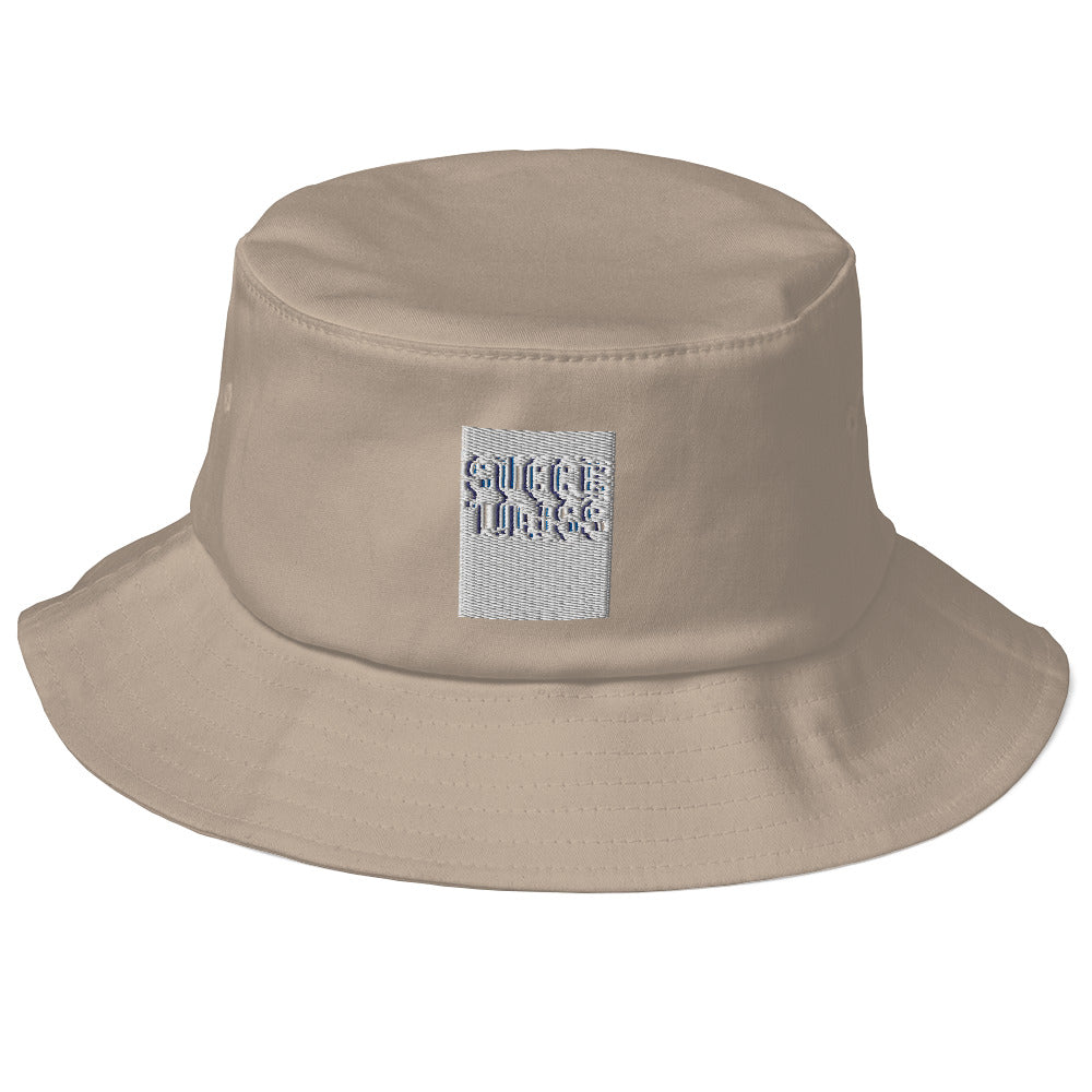 Old School Bucket Hat blue success