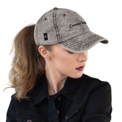 Vintage Cotton Twill Cap lorenzobanks