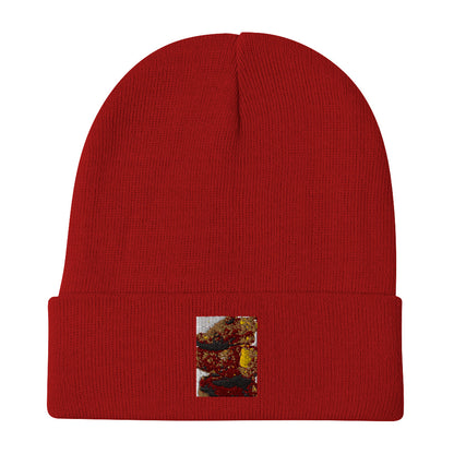 Embroidered Beanie wings food