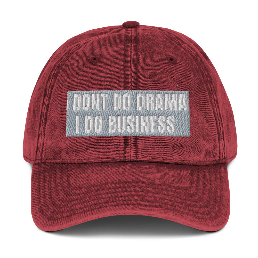 Vintage Cotton Twill Cap