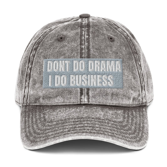 Vintage Cotton Twill Cap