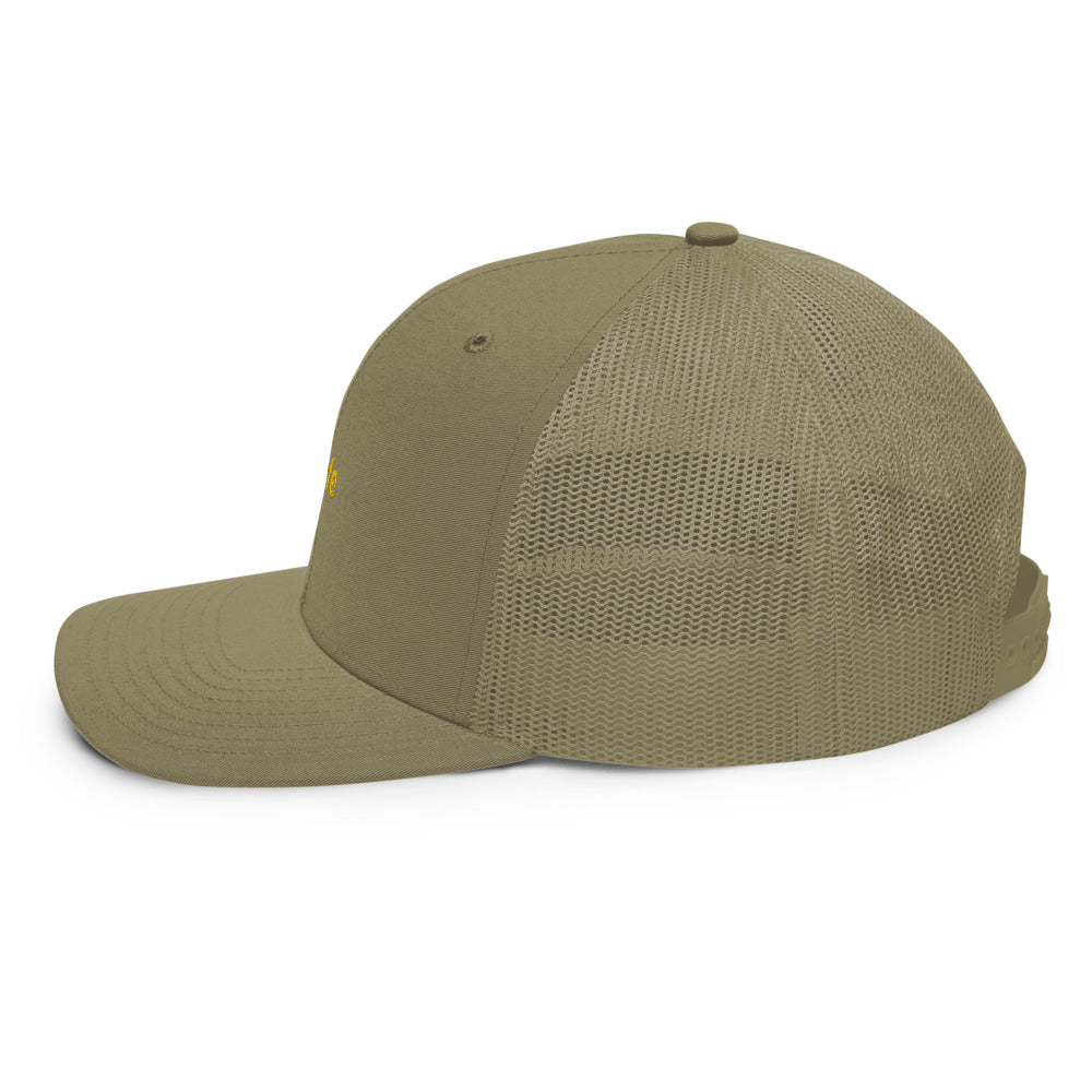 Trucker Cap BE SAFE BLACK YELLOW