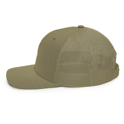 Trucker Cap BE SAFE BLACK YELLOW