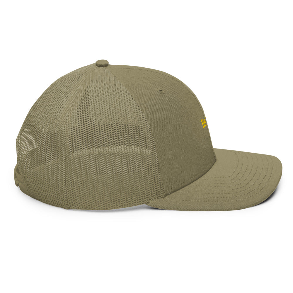 Trucker Cap BE SAFE BLACK YELLOW