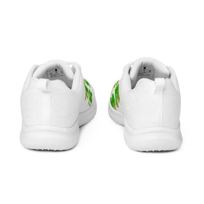 Women’s athletic shoes takerisks green front