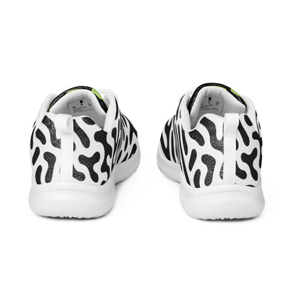 Women’s athletic shoes zebra green tiger