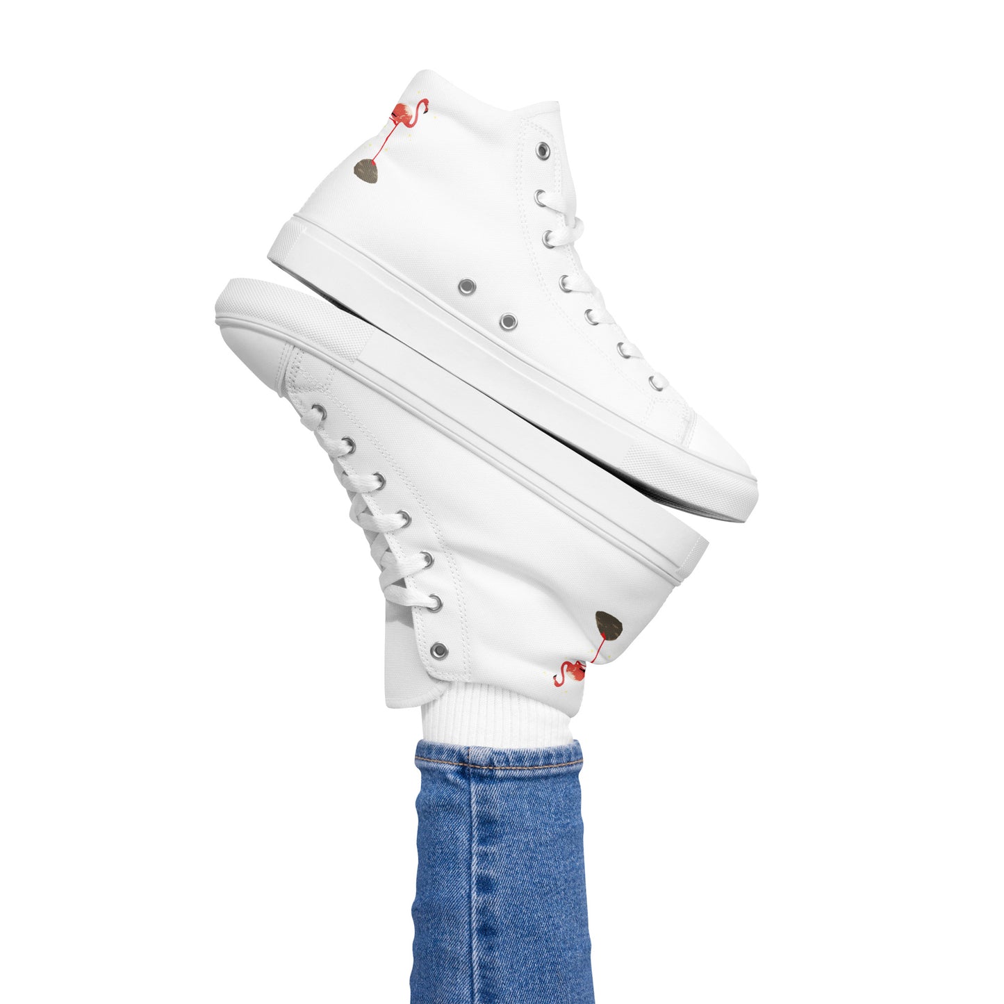Women’s high top canvas shoes