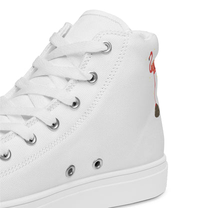 Women’s high top canvas shoes