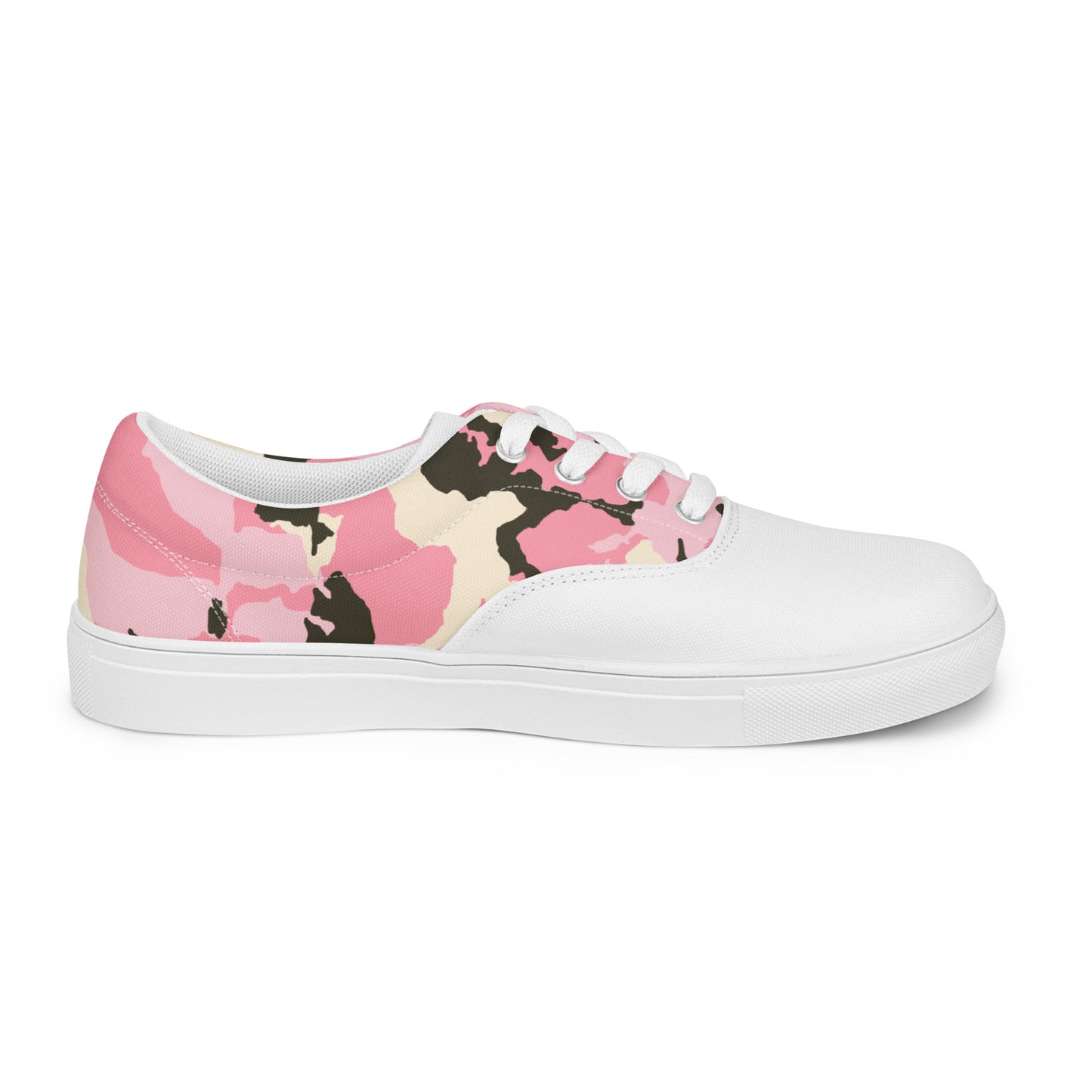 Women’s lace-up canvas shoes