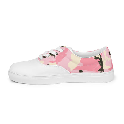 Women’s lace-up canvas shoes