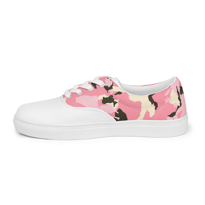 Women’s lace-up canvas shoes